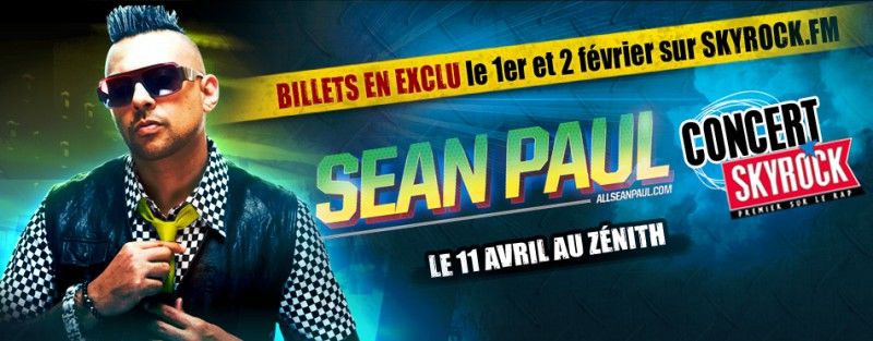 Lunettes de Soleil FUNK FOOD portées par Sean Paul 